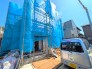 ２号棟販売現地写真。間口も広くい整形地です。
基礎工事始まりました！