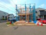 建物上棟致しました。他の分譲地にてフジイエの建物・設備などご覧頂く事が可能です。
